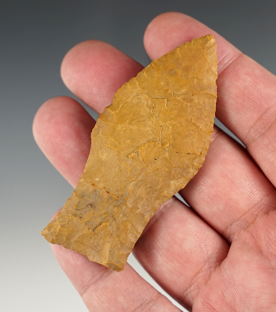 Well made 3" Copena found in Tipton Co., Kentucky on March 6th, 1955. Ex. Gary Noel collection.