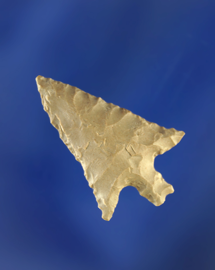 7/8" Gempoint with a nice long split stem found by Dewey Schmid along the Mid Columbia River