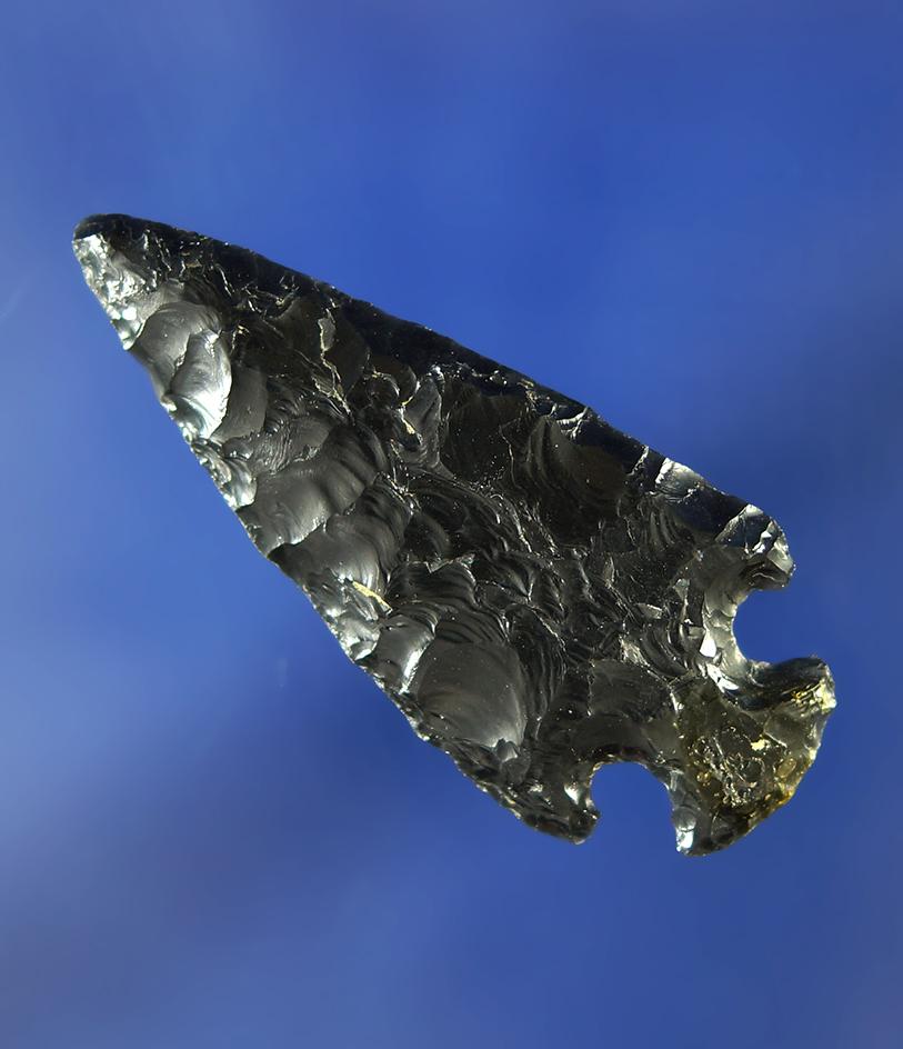 1 3/4" Obsidian Rose Springs found near Fort Rock Oregon.