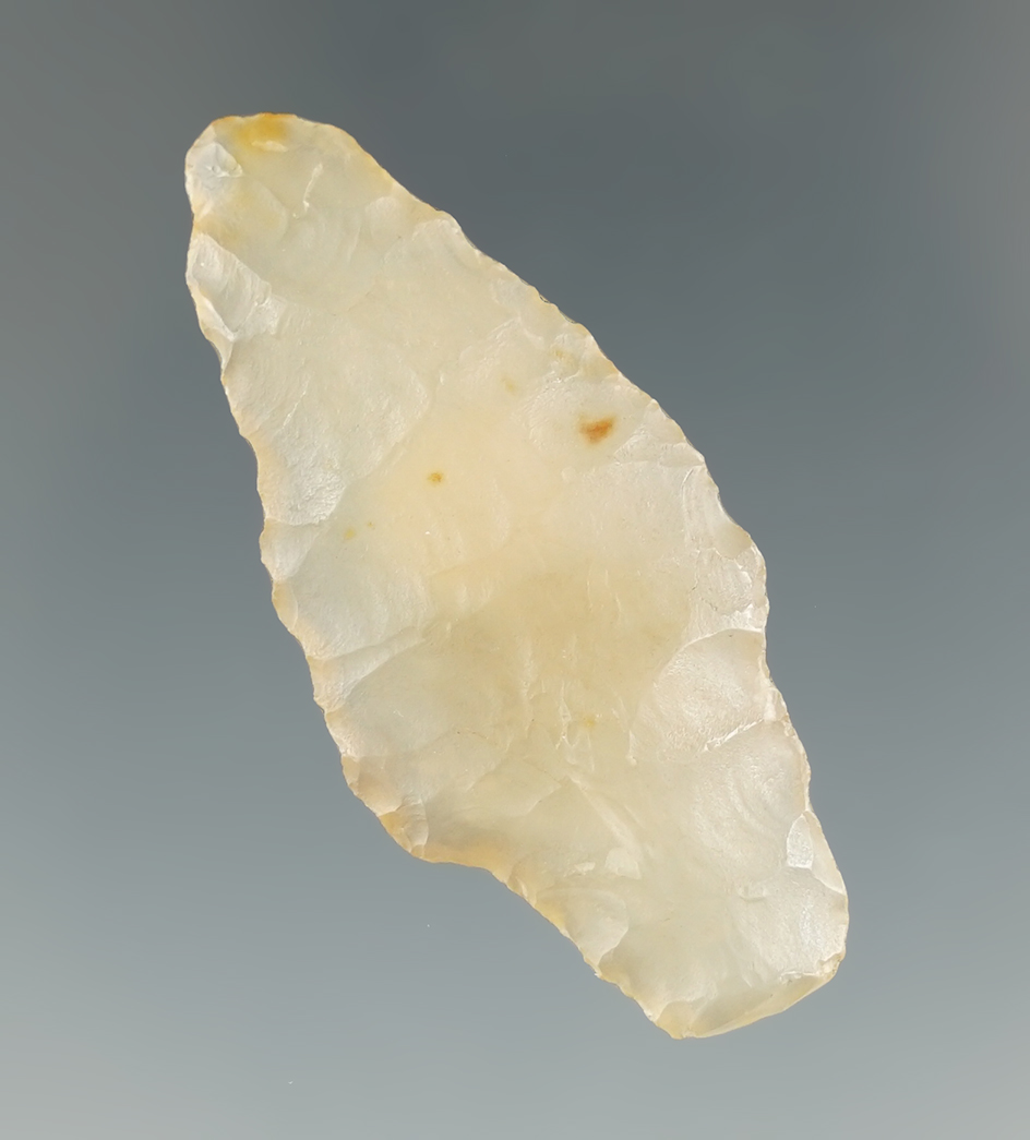 1 13/16" Paleo Lind Coolee found near the Columbia River, Washington.