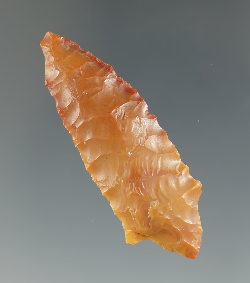 1 13/16" Rabbit Island Dart found near the Columbia River, Washington.   Ex. Jim Hogue