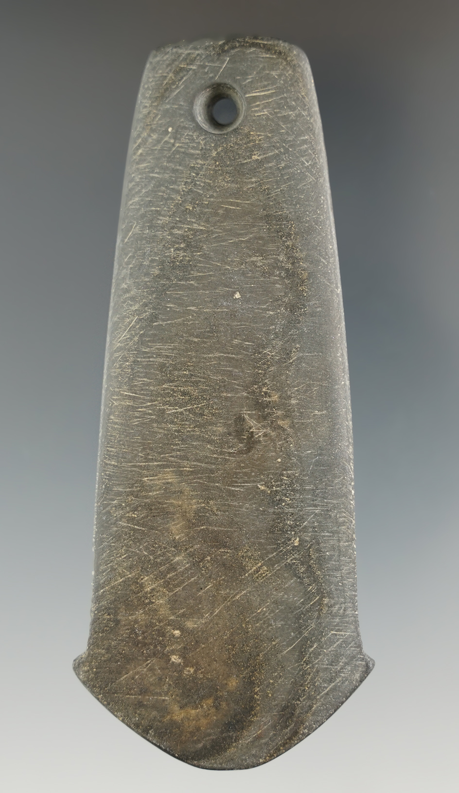 3 13/16" Anchor Pendant made from Mottled Slate, found in Ohio. Ex. Brian Donaldson