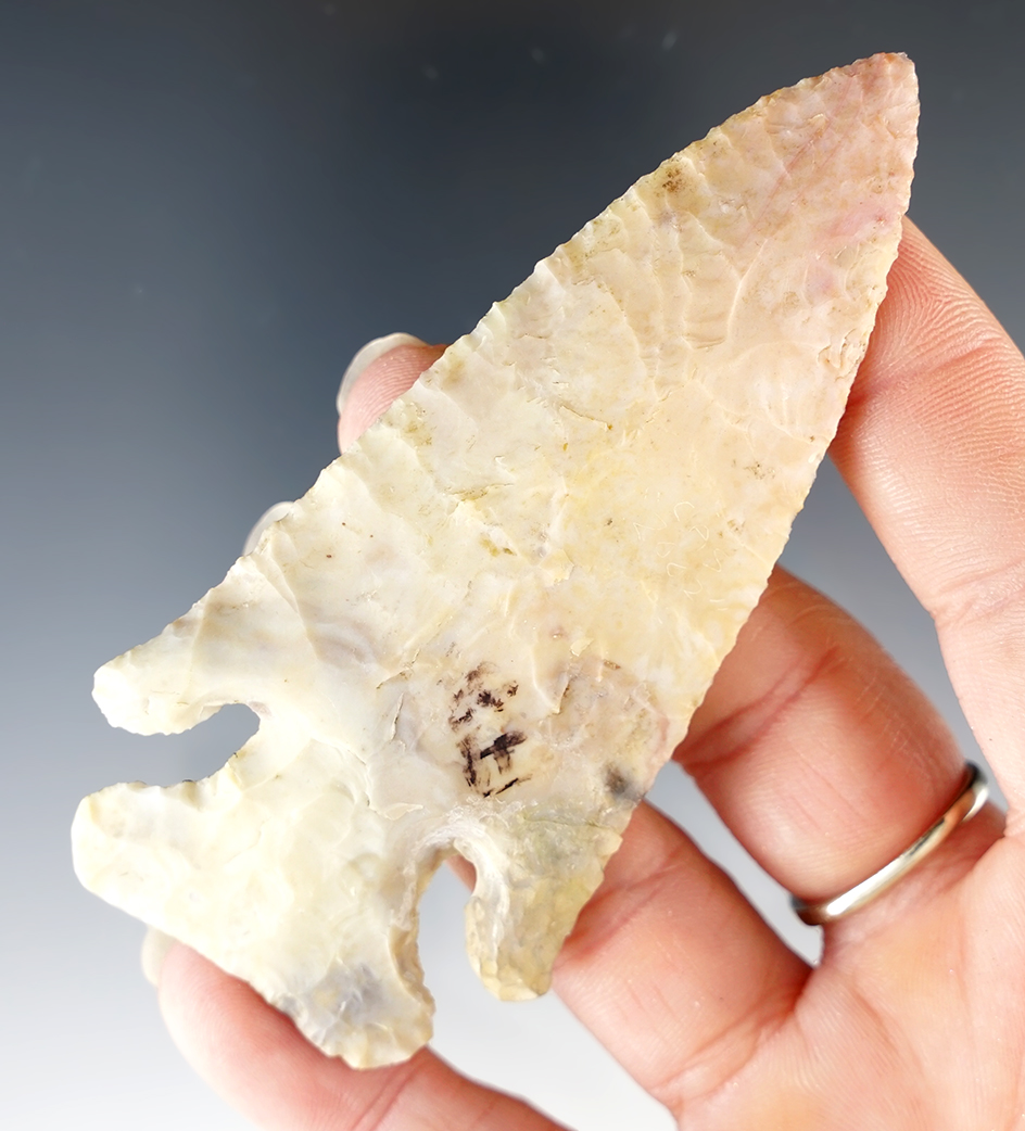 3 9/16" Deep Notch Bevel, Licking Co., Ohio.