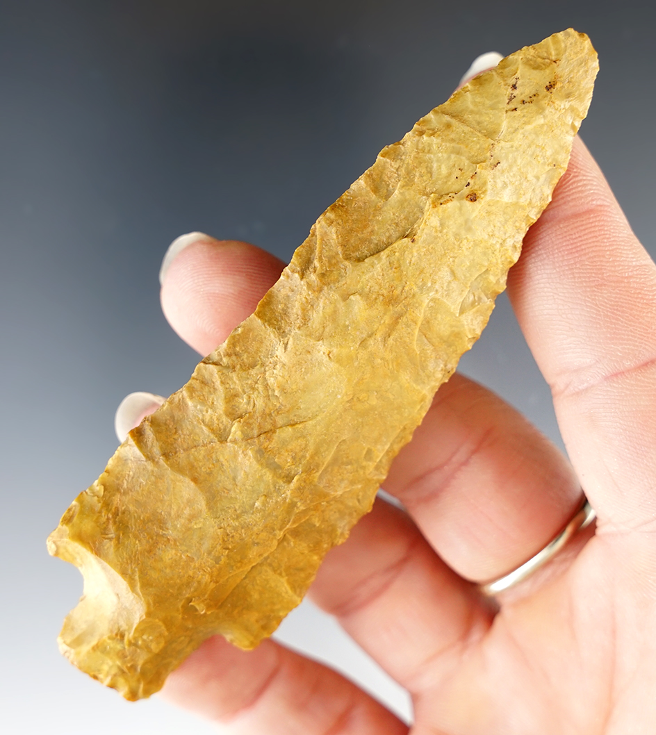 4 13/16" Woodland Knife found in Mercer Co., Ohio.