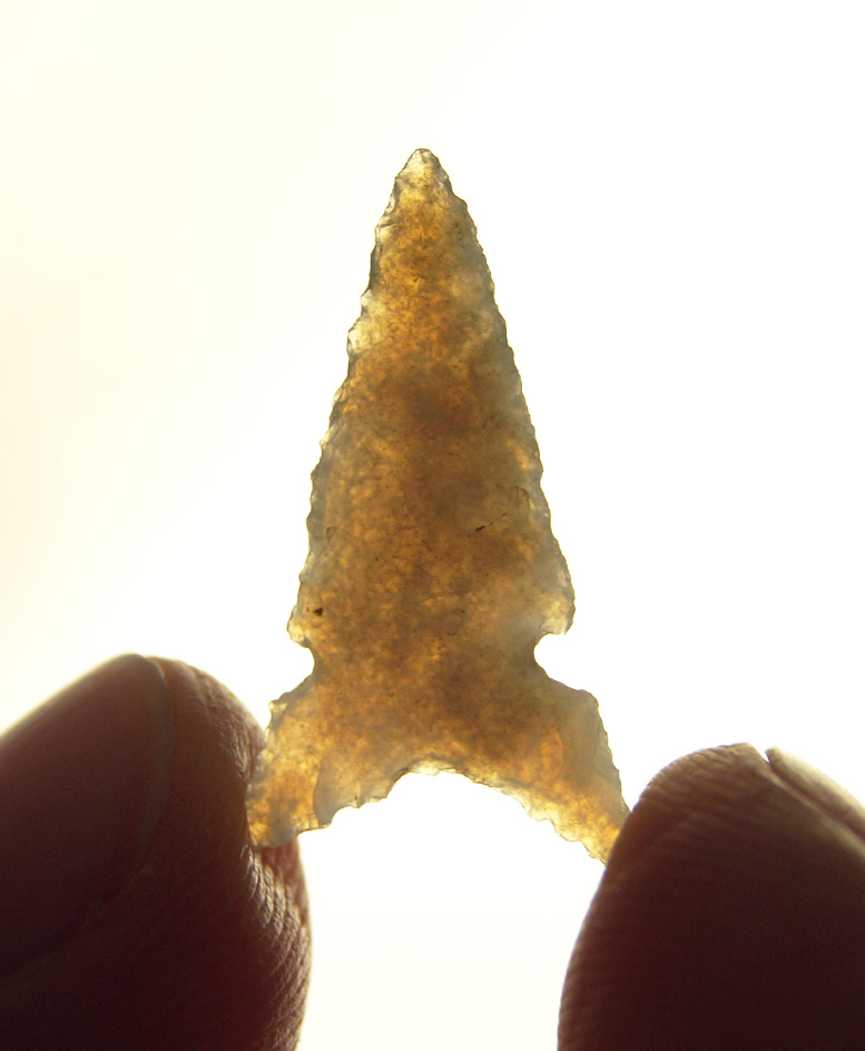 3/4" Desert Delta made from attractive semi translucent Chalcedony found near the Dalles