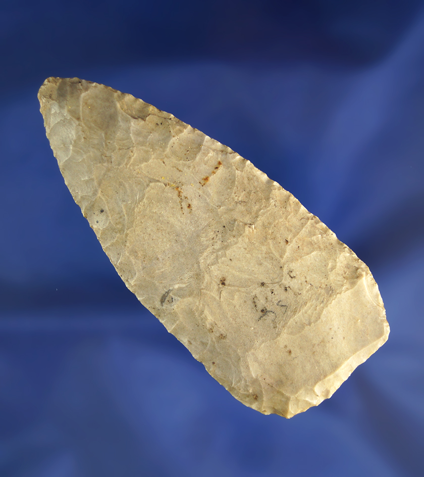 3 3/8" Flint Blade found in Richland County Ohio.