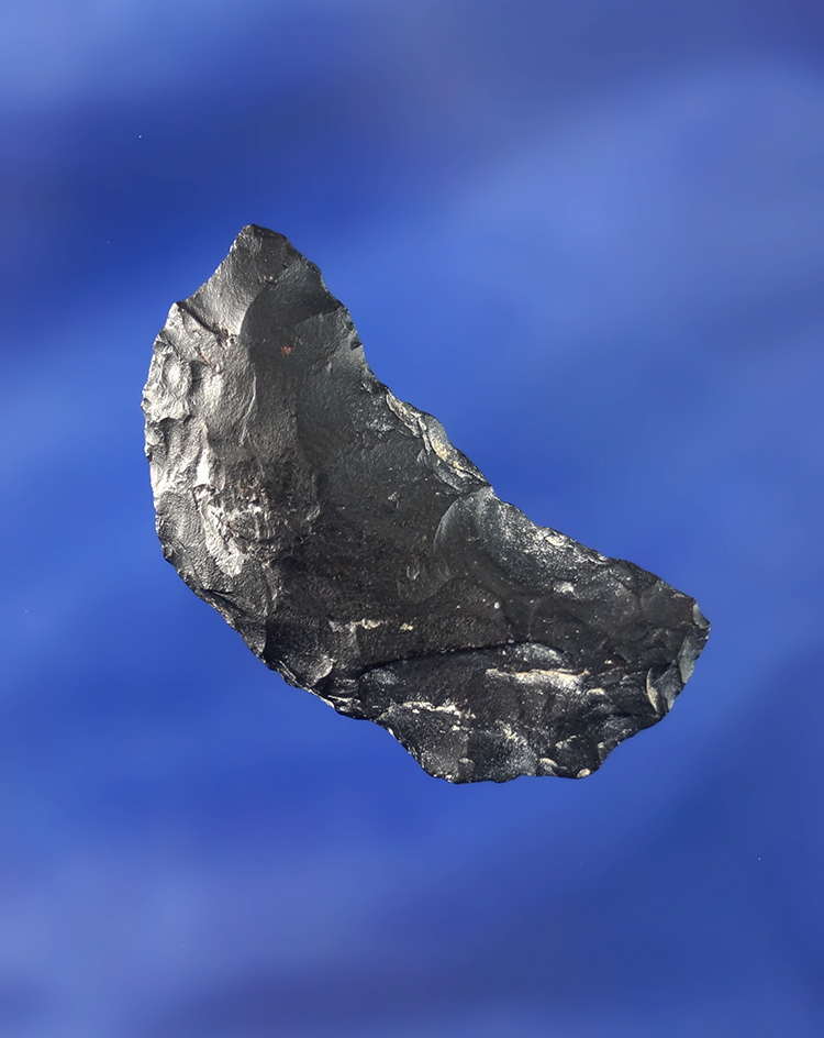 1 1/2" Paleo Butterfly Crescent found near Fort Rock Oregon.