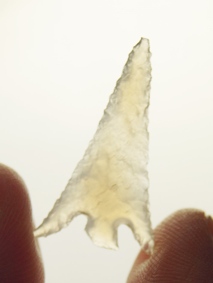 Delicately made 1" translucent Agate Columbia Plateau that is thin and perfect - Columbia River.