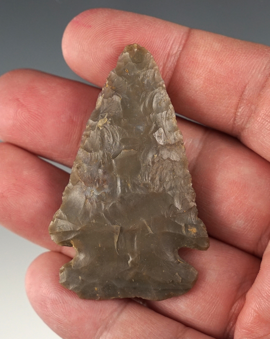 2 1/4" Dovetail made from high-grade flint. Found in the Midwestern U.S.