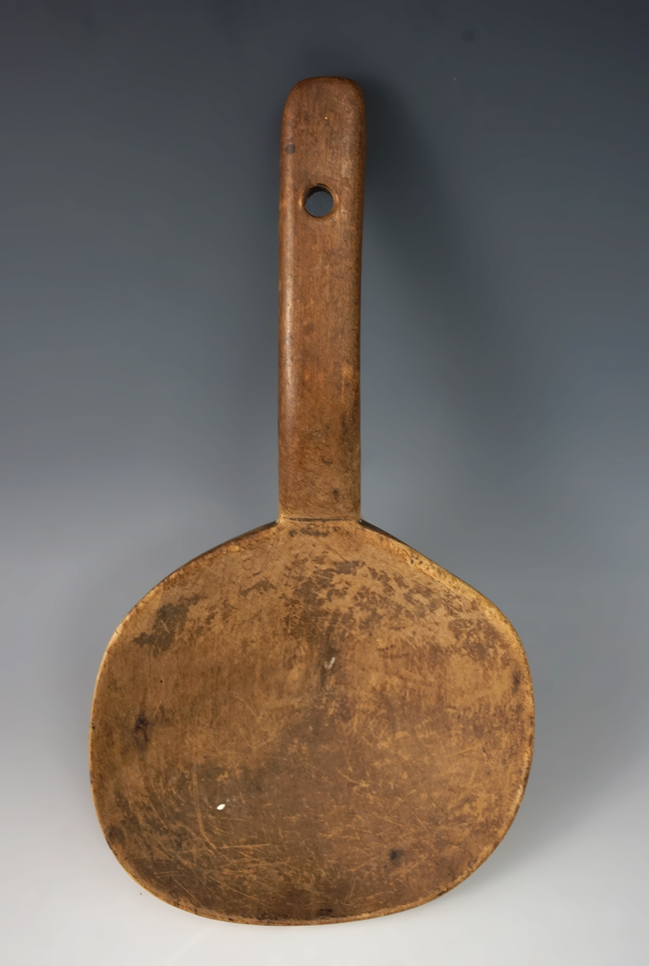 10 1/2" Iroquois Wooden Ladle from New York. Ex. Mickey Taylor "Iron Horse" Collection.