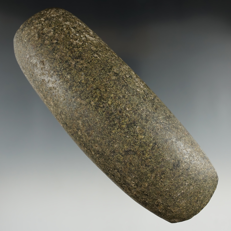 Excellent overall polish on this 6 3/8" hardstone Celt found in Ohio.