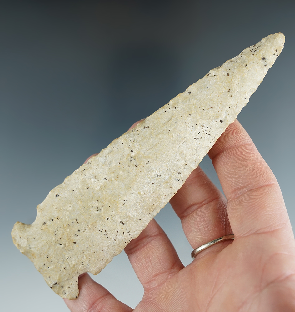 5" Sidenotch Knife found in Howell Co., Illinois. Ex. Mitch Lewis.