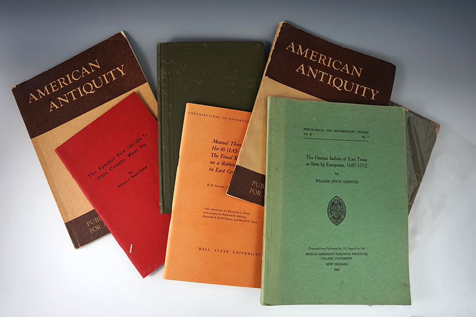 Set of 6 Assorted Publications including The Speidel Site - Ohio Co., West Virginia.