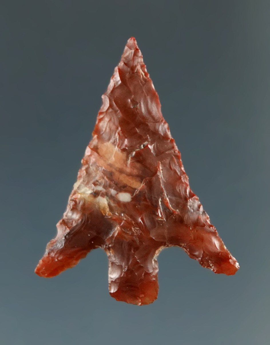 1" Columbia Plateau, superb Point, made from Translucent Caramel Agate,  Columbia River.