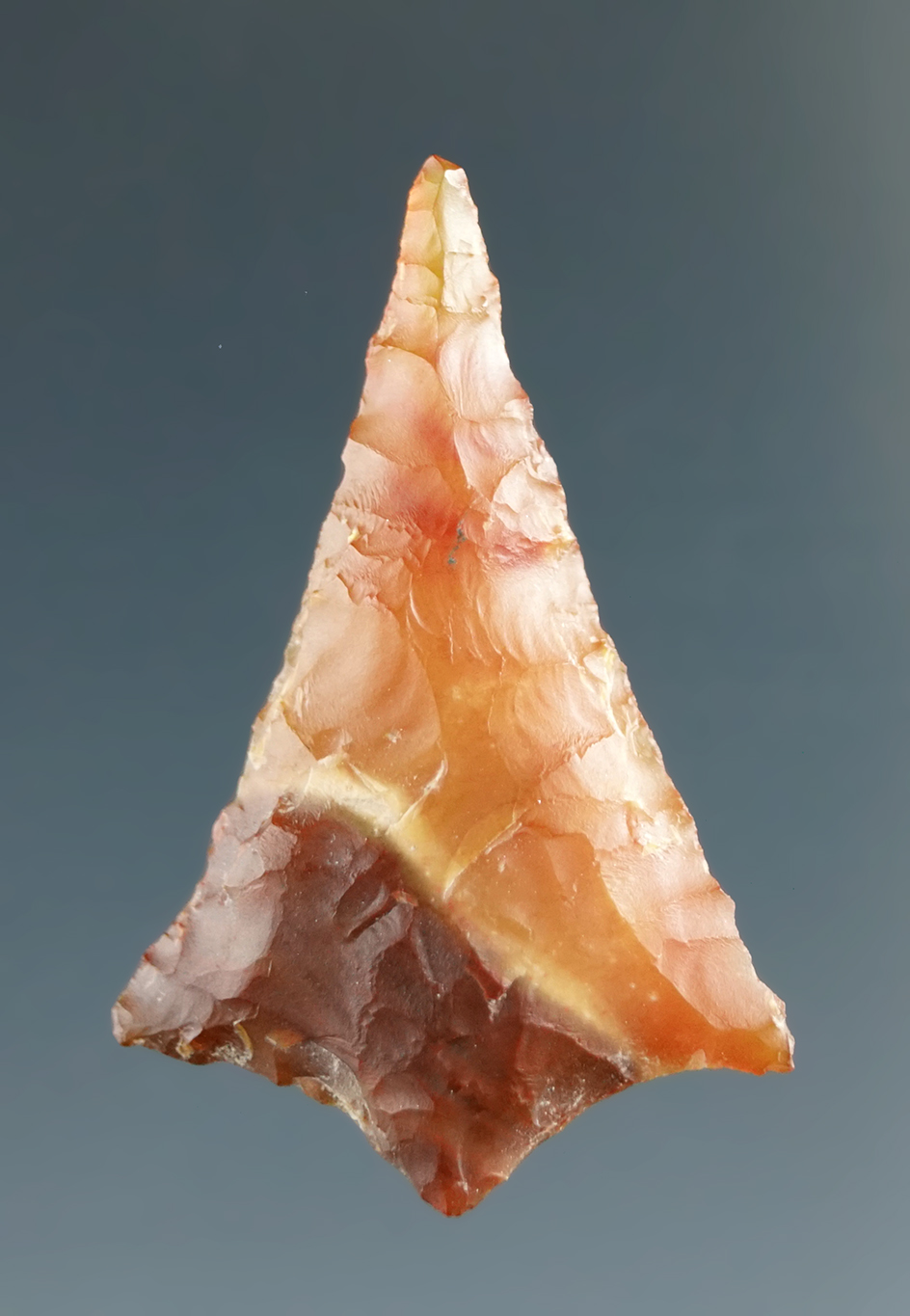 1 1/4" Rabbit Island with Extreme Wing made from Brown-Caramel Translucent Agate, Columbia River.