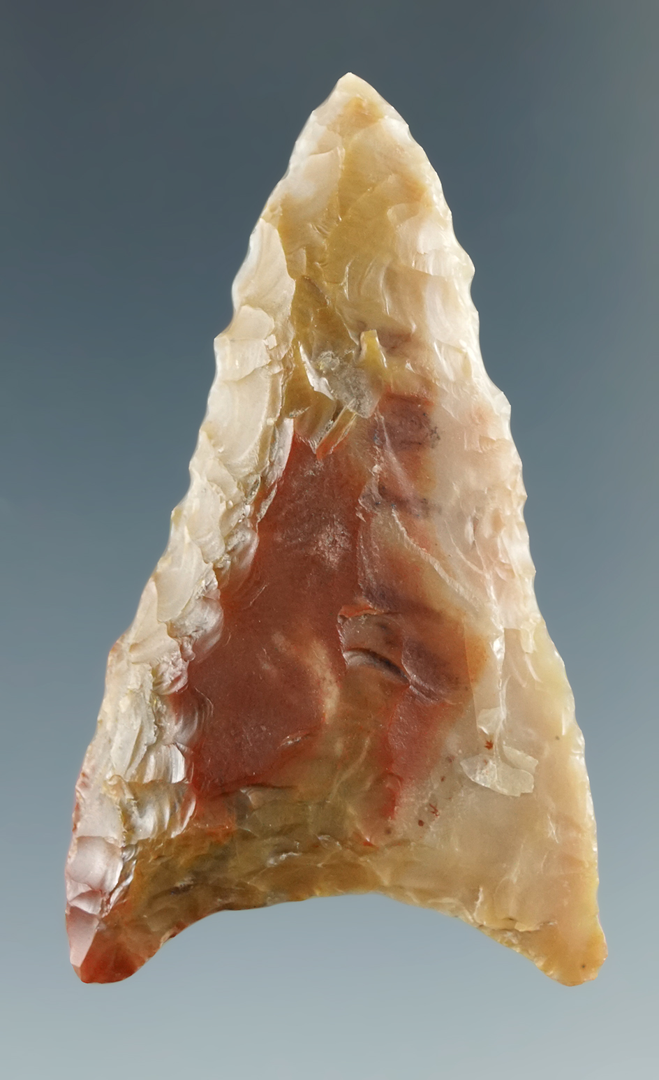 1 5/8" Mule Ear Knife made from Tan Agate, found near the Columbia River.