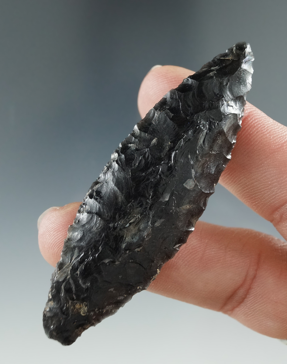 2 5/8" Cascade Leaf Blade found in the Great Basin, Oregon.