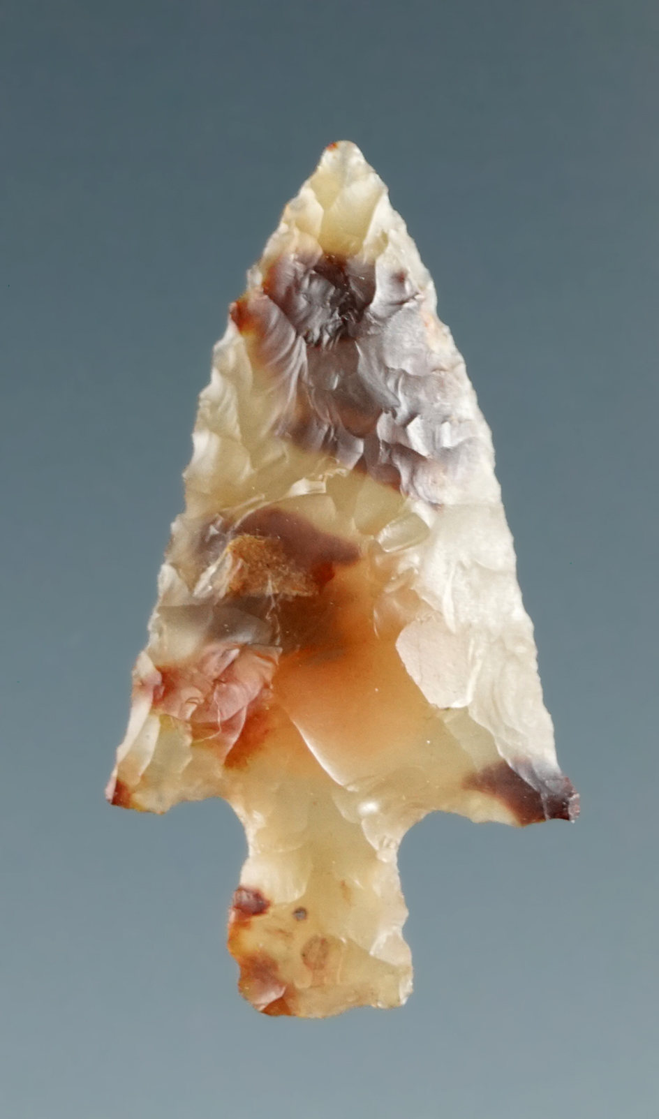 1" Wallula Square Stem made from Clear Brown Translucent Agate, found near the Columbia River.