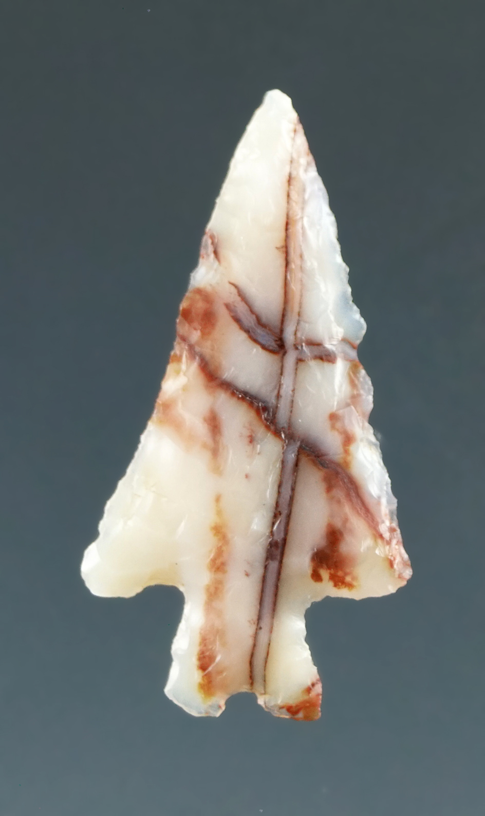 1" Wallula Split Stem made from beautiful Red and White Agate, found near the Columbia River.