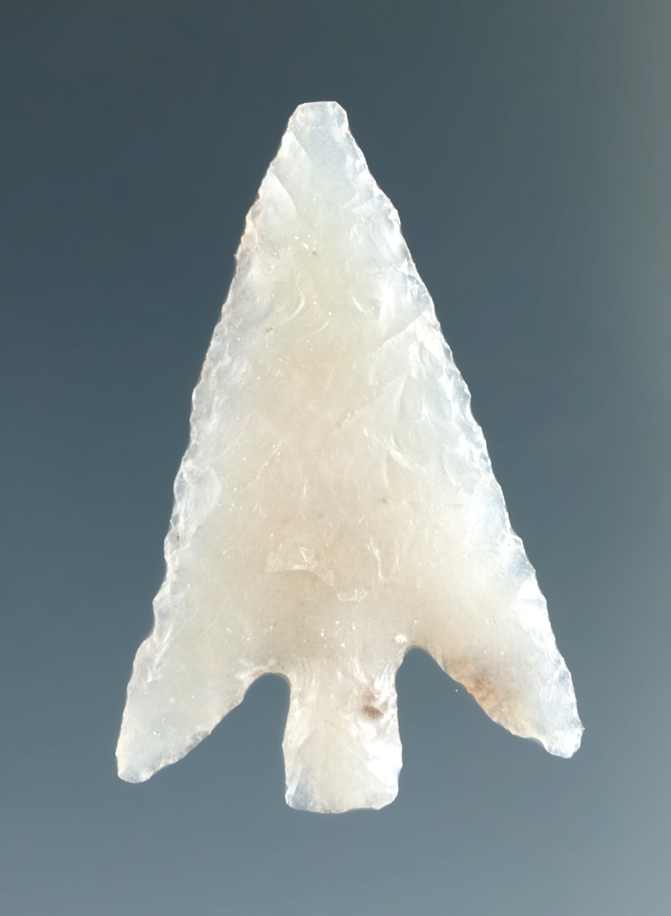 1 1/8" Columbia Plateau, nice, made from Translucent Clear Agate, found near the Columbia River.