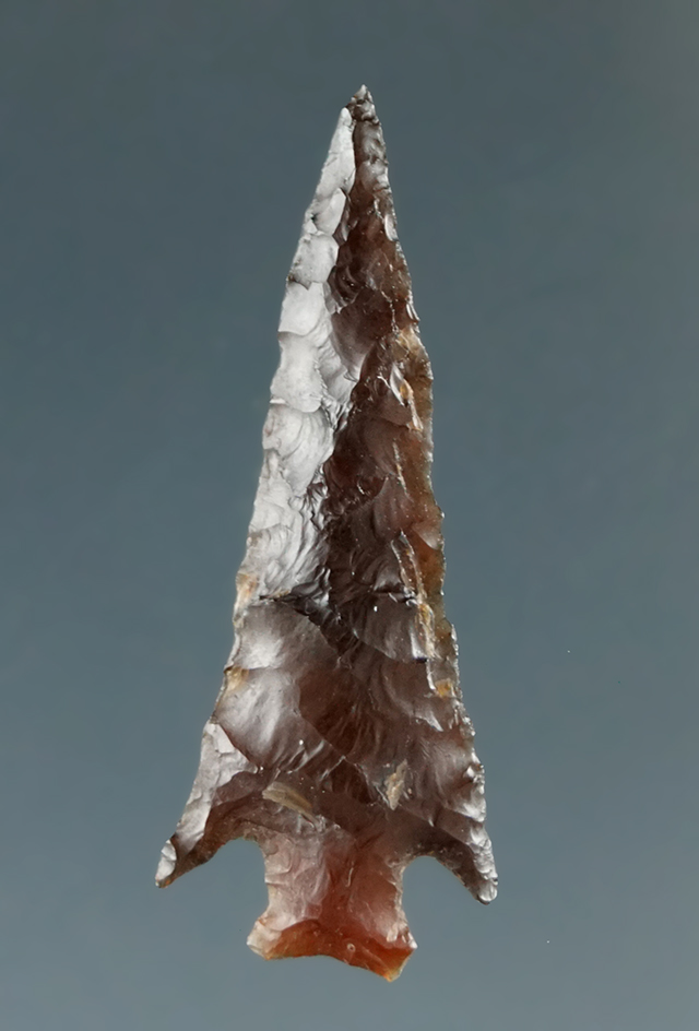 1 1/8" Columbia Plateau, small and delicate, made from Translucent Root beer Agate. Columbia River.