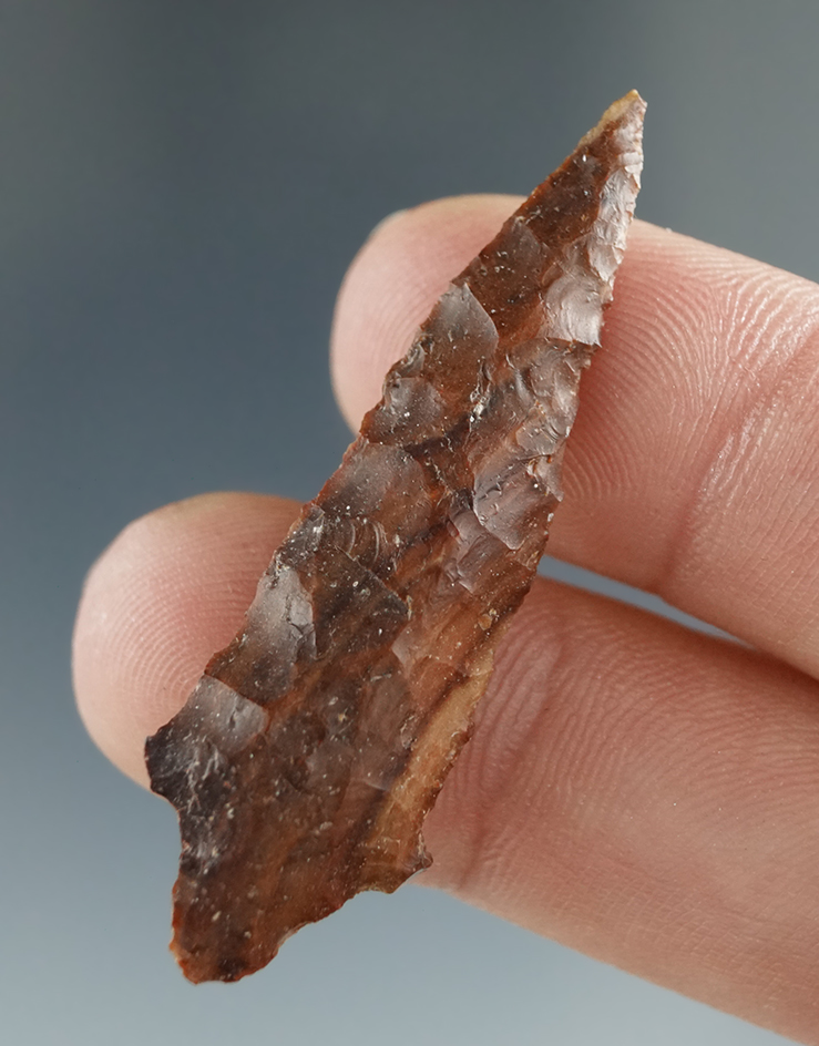 1 3/4" Rabbit Island made from Striped Brown Jasper, found near the Columbia River.