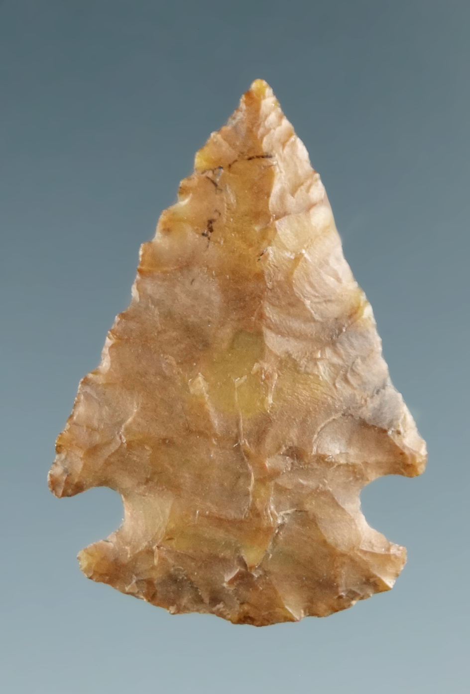 1" Sidenotch made from Yellow Jasper, found near the Columbia River.