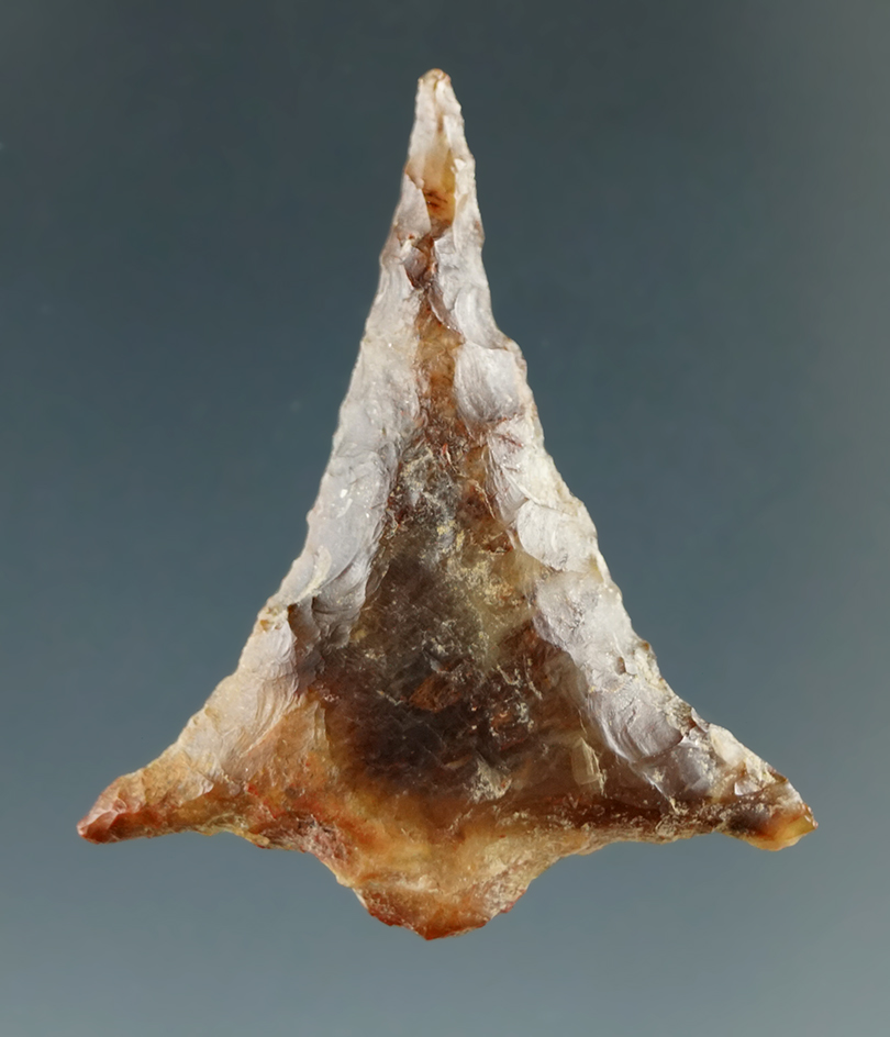 1 1/4" Rabbit Island with Extreme Wings made from  Brown Jasper, found near the Columbia River.