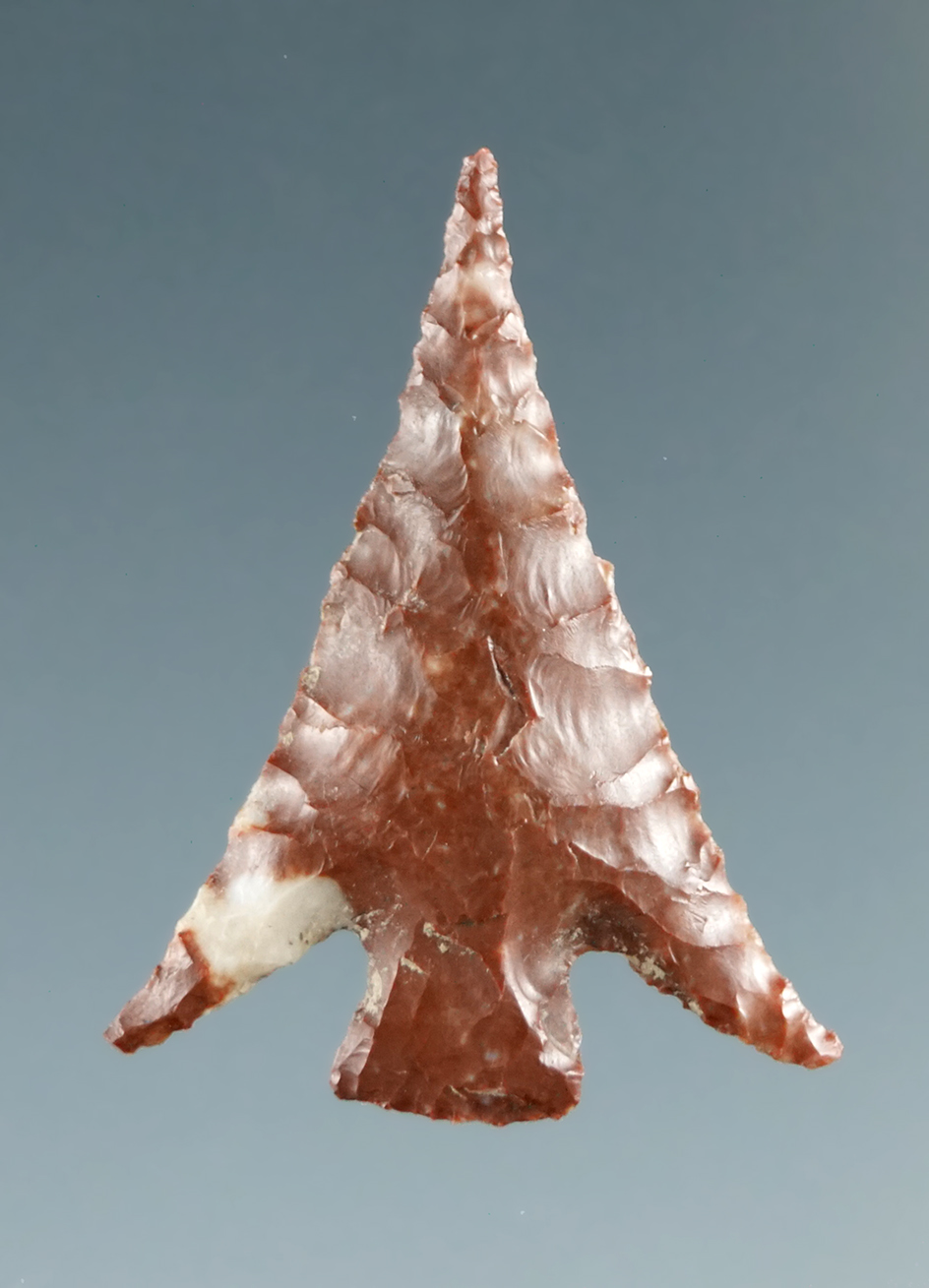 1" Columbia Plateau, very delicate, made from Red Jasper and found near the Columbia River.