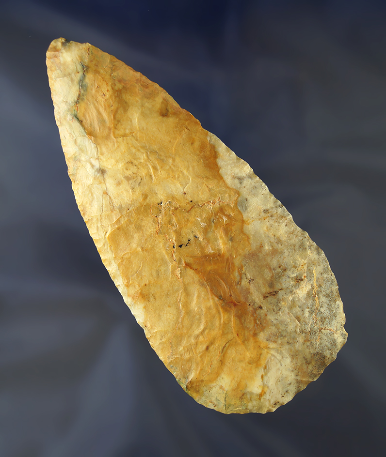 6" Archaic Knife  with minor restoration on the edge near the tip and base. Dickey COA.