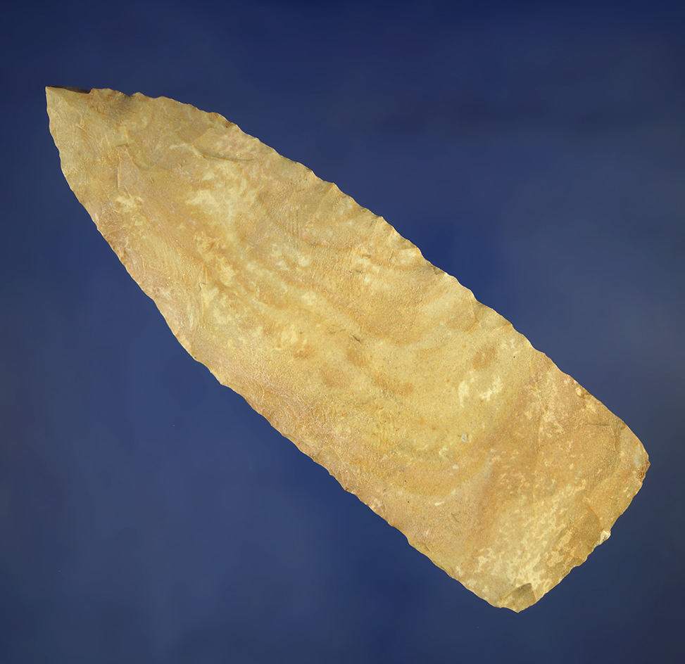 4 3/4" large Archaic Blade found near Cumberland Lake, Kentucky.