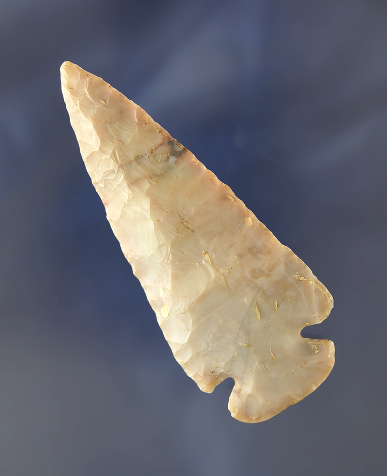 2 7/8" Flint Ridge Dovetail found in Ohio. Comes with a Dickey COA.