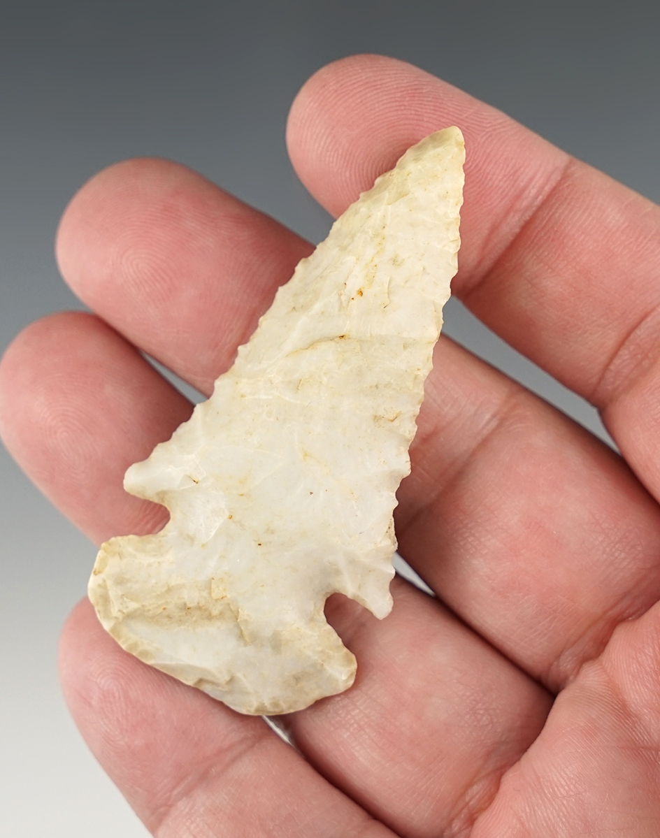 2 1/2" Ohio Dovetail in great condition. Made from Flint Ridge flint. Comes with a Davis COA.