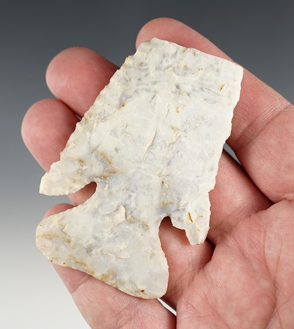 2 15/16" Heart Breaker Thebes point found in Ohio. A great relic to have restored!