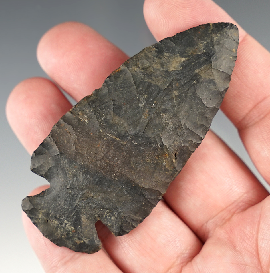 Well made 3 1/16" Coshocton Dovetail found in Clermont Co., Ohio.