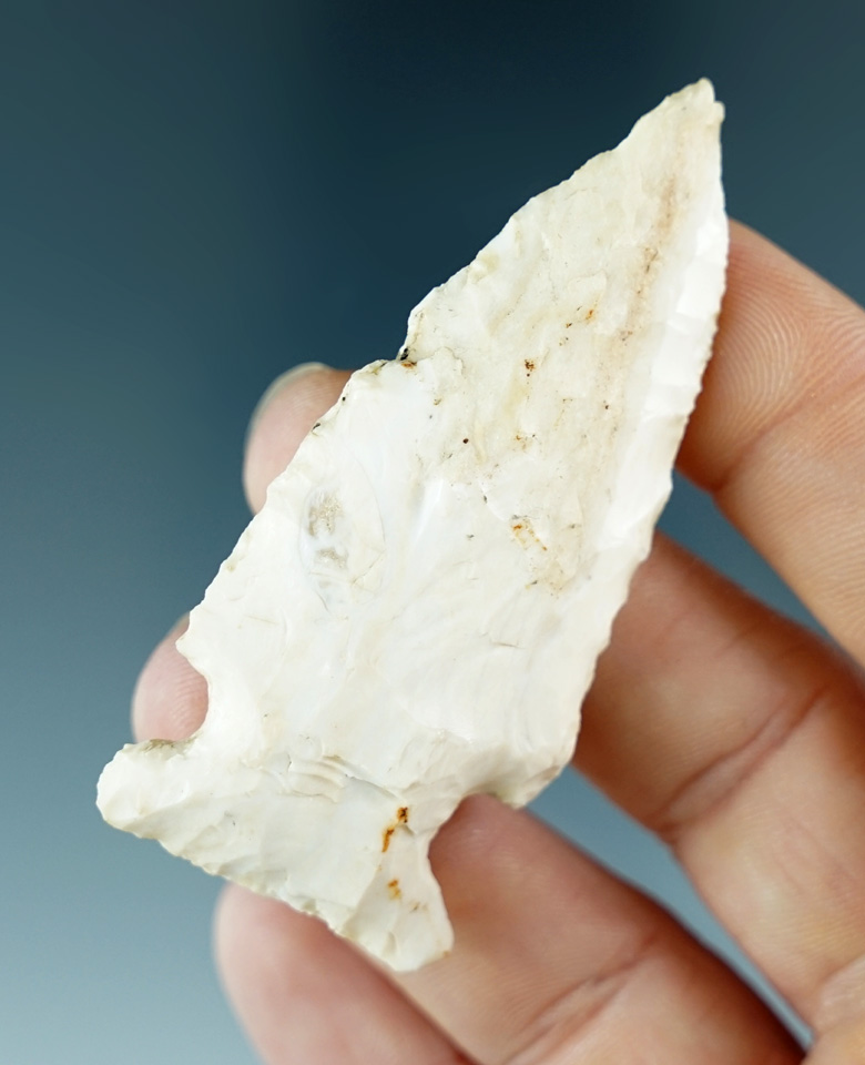 2 9/16" Archaic Sidenotch Point found in Illinois.