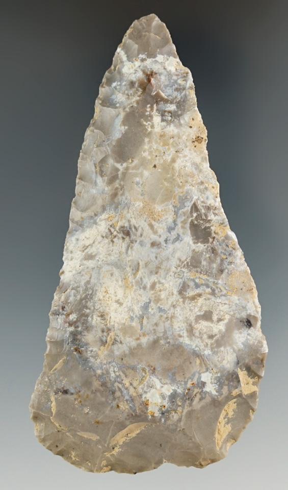 3 1/2" Hornstone Blade found in Jefferson Co., Kentucky. Ex. Henry English Collection.