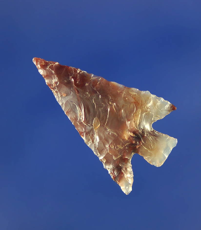 1" Columbia Plateau with excellent flaking and style made from incredible agate.Columbia River.