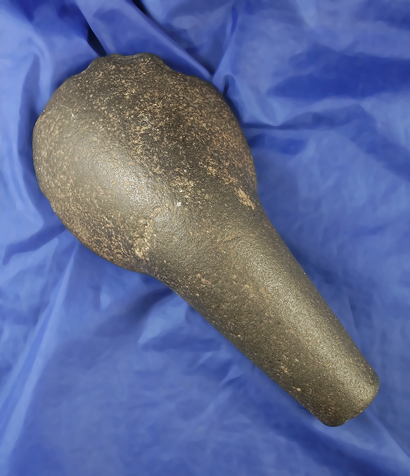 9" long nicely styled Stone Paddle found along the Pistol River in Oregon. Very nice example.