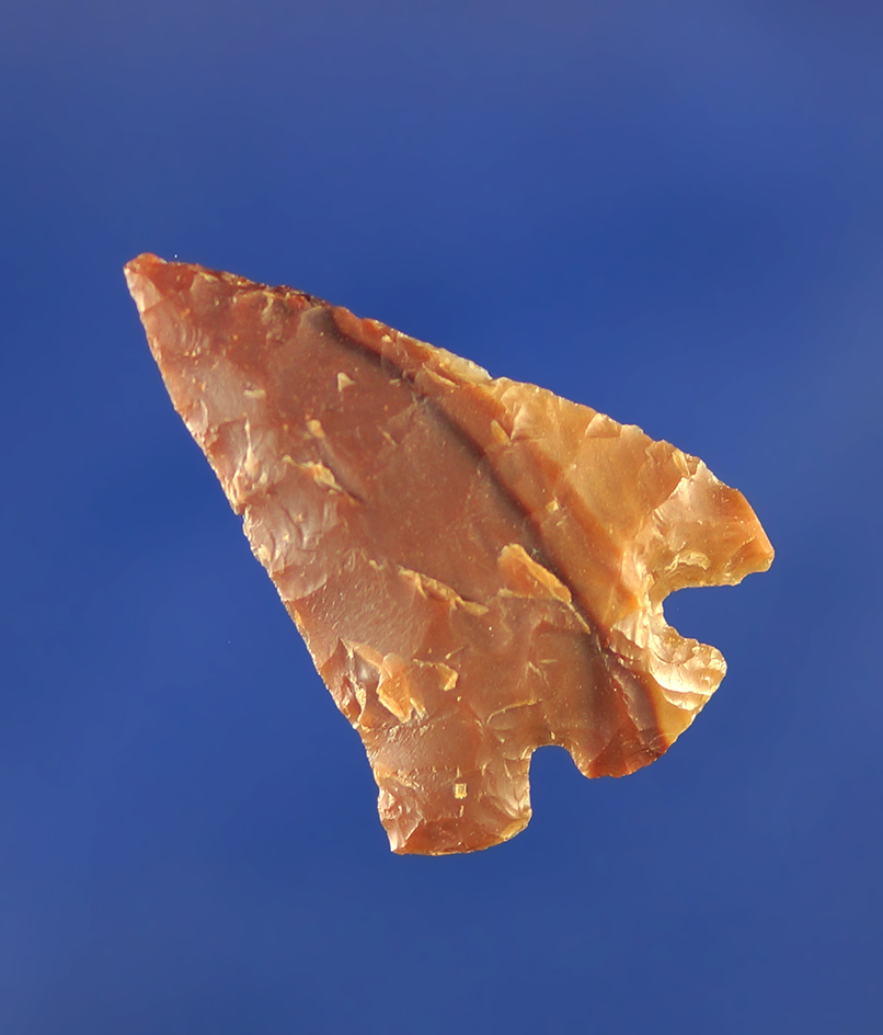 1 1/8" Eastgate that is nicely flaked from attractive material.    Columbia River.