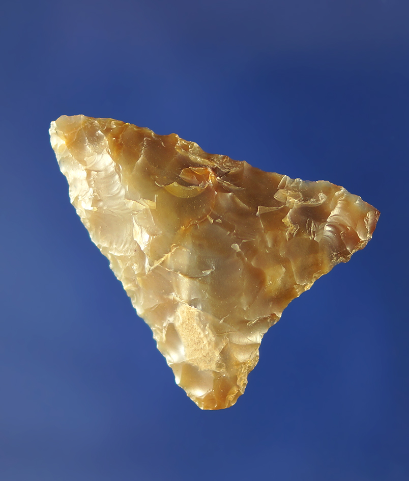 1 5/16" Columbia Mule Ear made from semi translucent agate.    Columbia River.