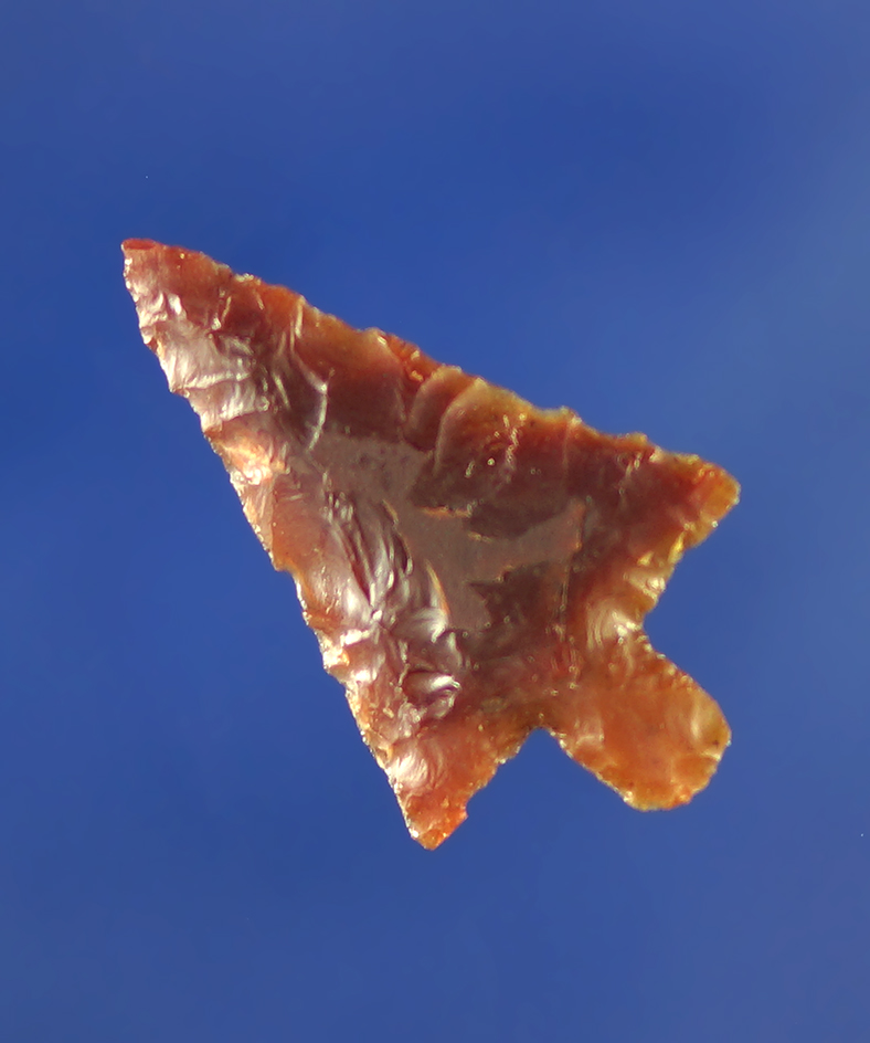 Excellent flaking and style on this high-quality 1" Wallula made from attractive agate.