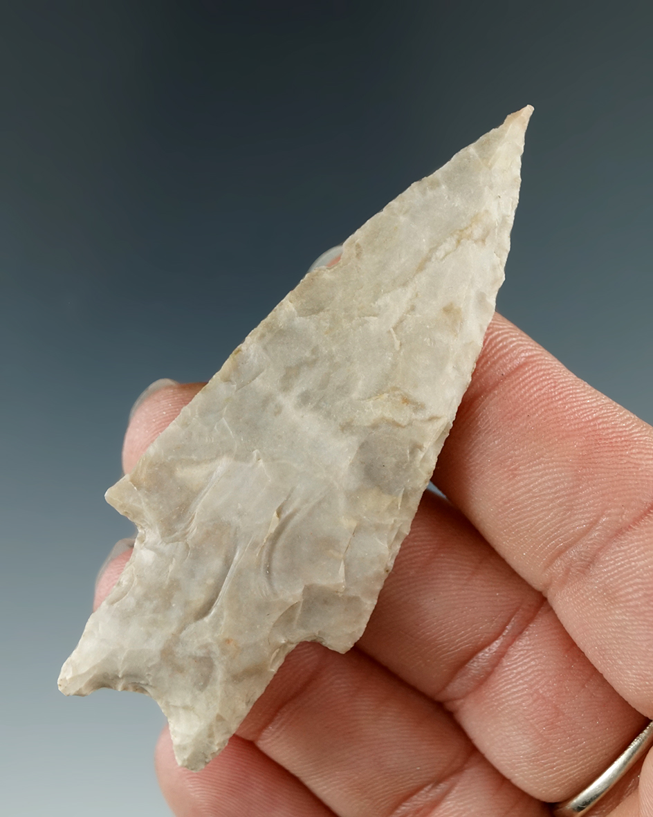 2 13/16" Pedernales point found in Texas.