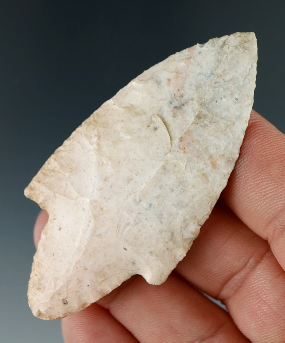 2 5/8" Adena that is well flaked found in Benton Co., Missouri.