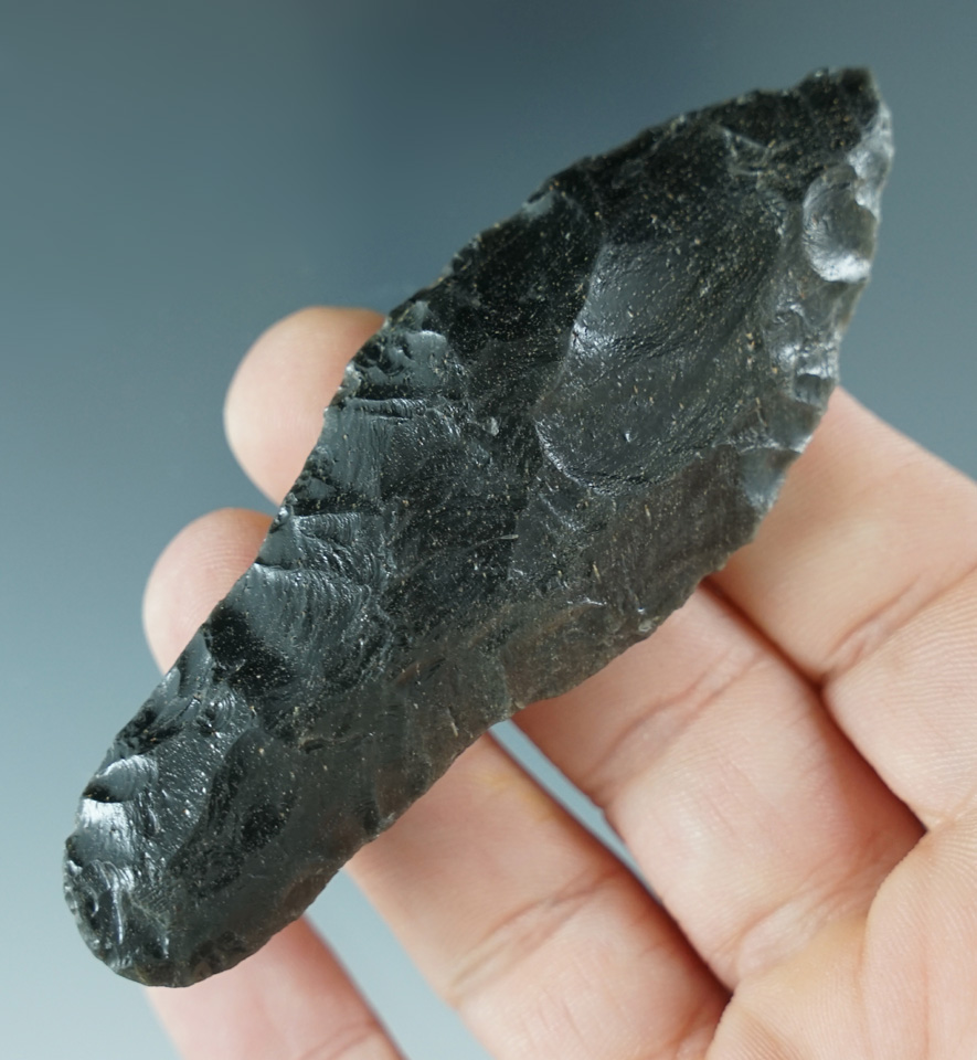 Sale highlight! 3 5/16" Paleo Cougar Mountain found in Lake County Oregon.