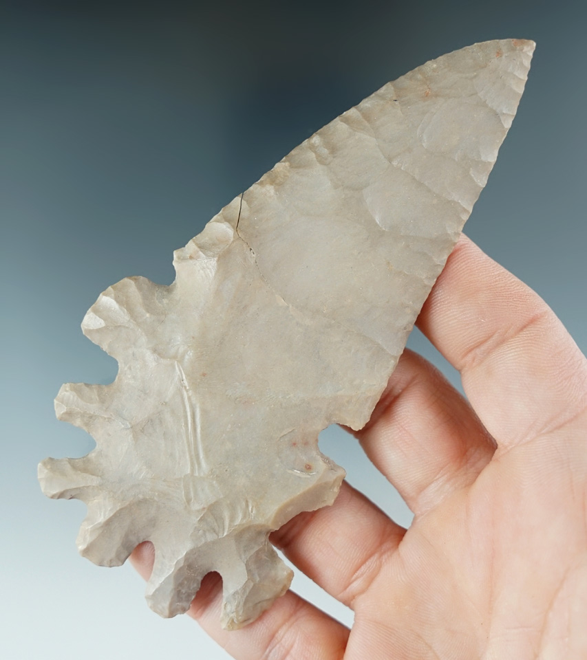 4 3/4" Heavily restored Corner Tang Eccentric found in Bandera Co., Texas.