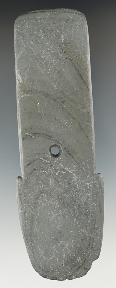 5 1/8" Hopewell Shovel Pendant that is tallied found in Summit Co., Ohio. Pictured!