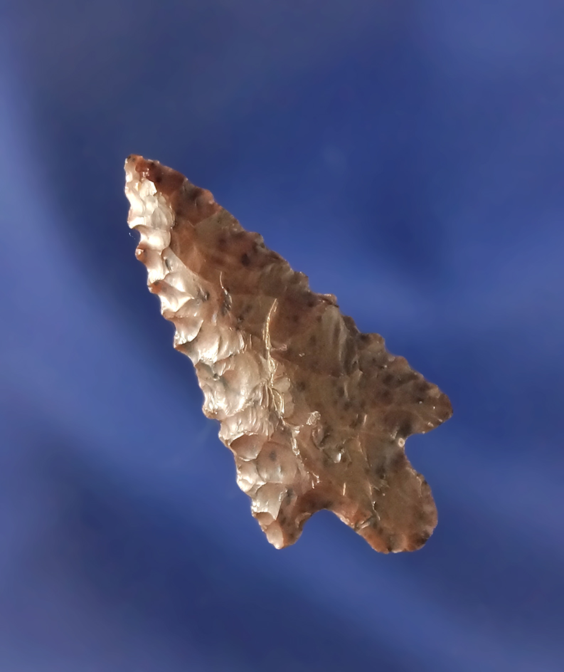 1 1/4" Rose Springs  found near the Columbia River by Norma Berg. Certificate Of Origin.