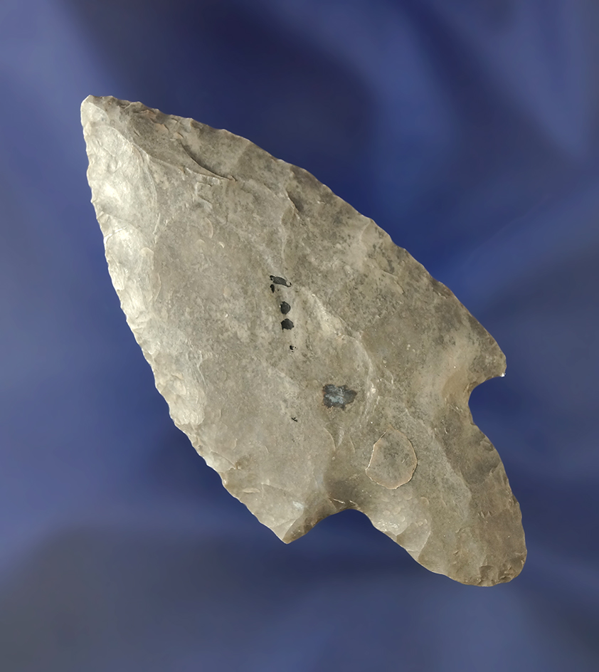 3 1/16" Hornstone Adena found in Logan Co.,  Kentucky.  Dickey COA.