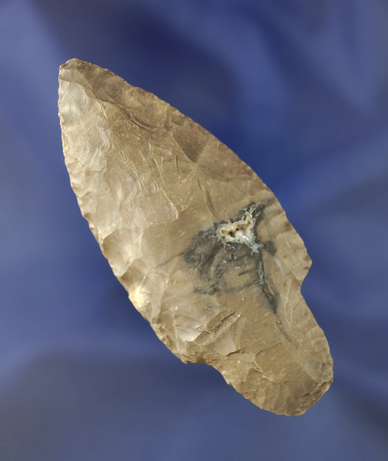 3 1/16" Hornstone Adena - Montgomery Co., Kentucky. Very attractive material.  Jackson COA.